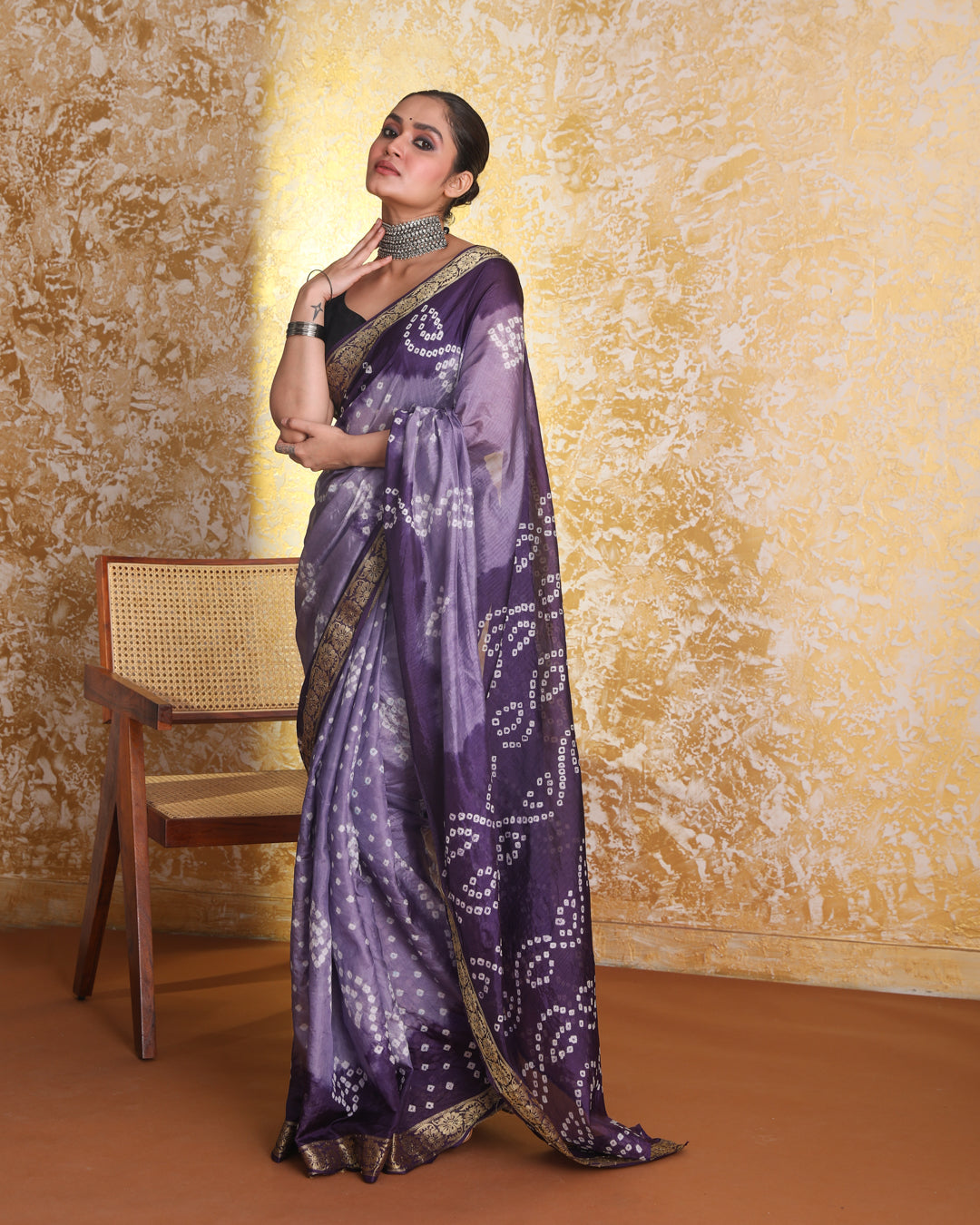 KAVYA (BANDHANI POLY SILK SAREE)