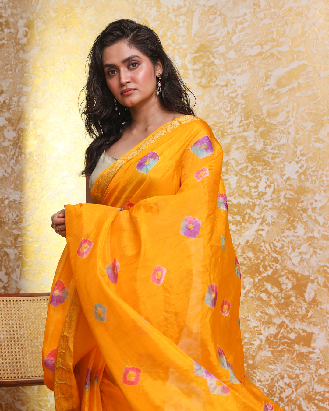 BANDHANI AURA (BANDHANI POLY SILK SAREE)