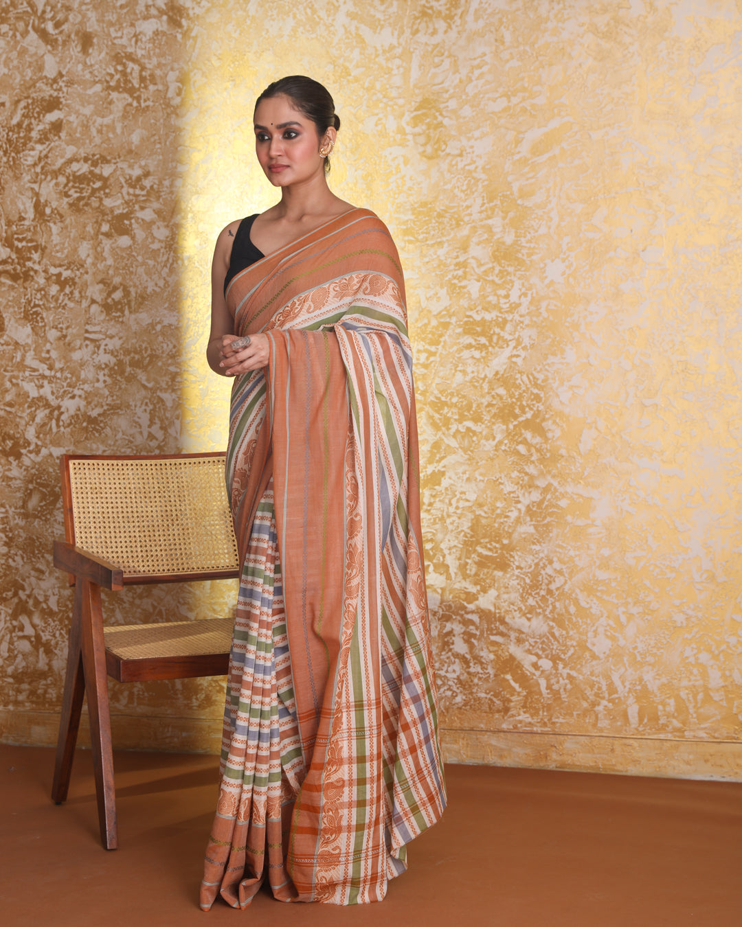 DUNE WHISPER (TAANT SAREE)