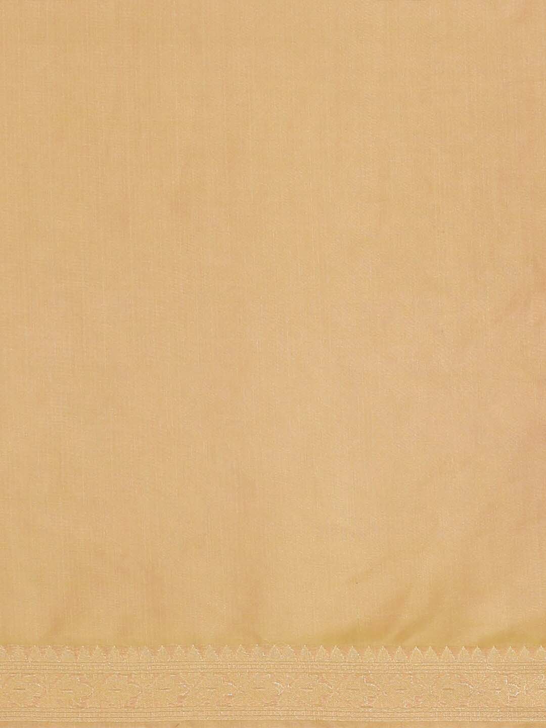 Indethnic Banarasi Beige Woven Design Party Wear Saree - Saree Detail View