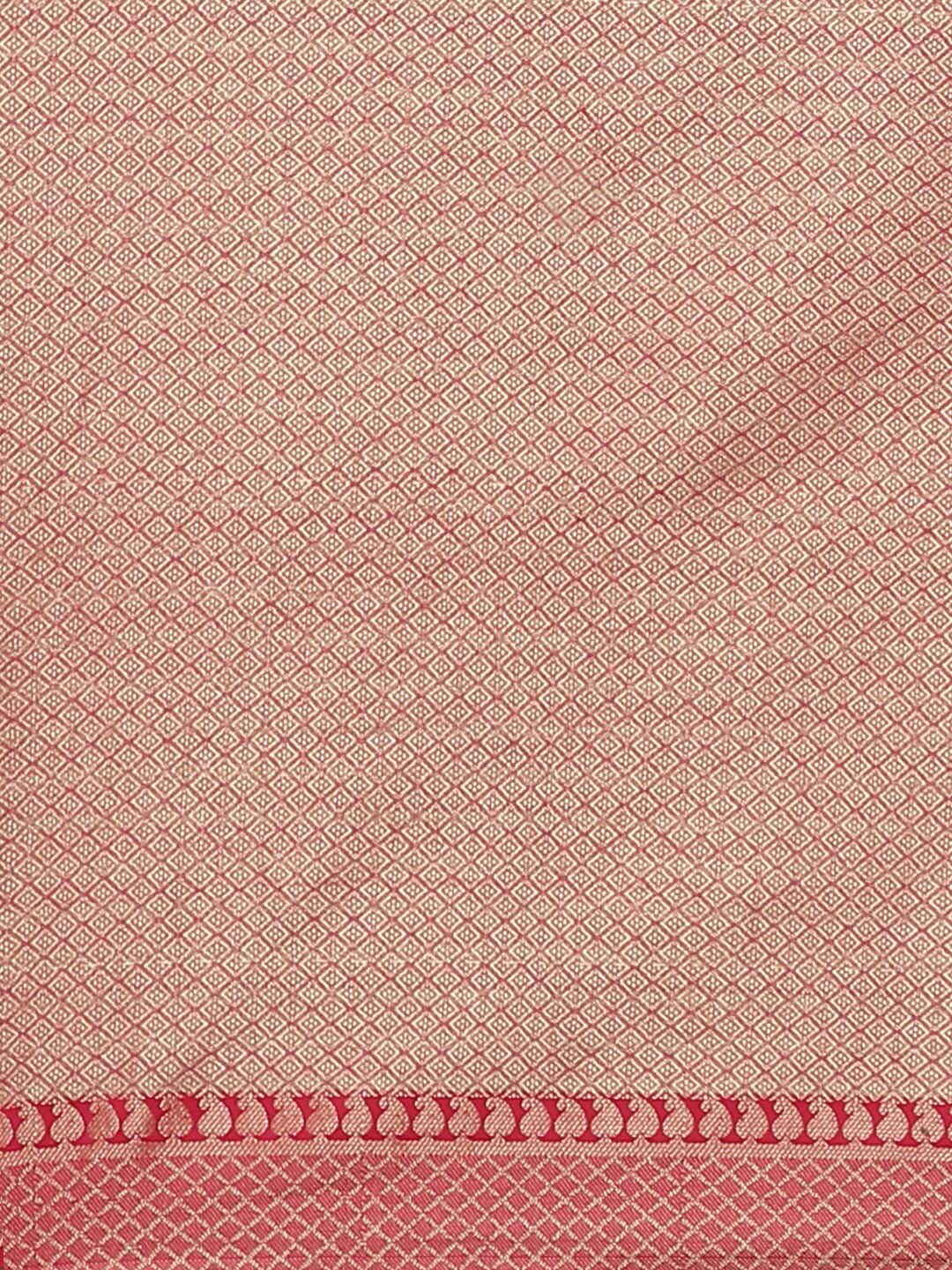 Indethnic Banarasi Cream Woven Design Work Wear Saree - Saree Detail View