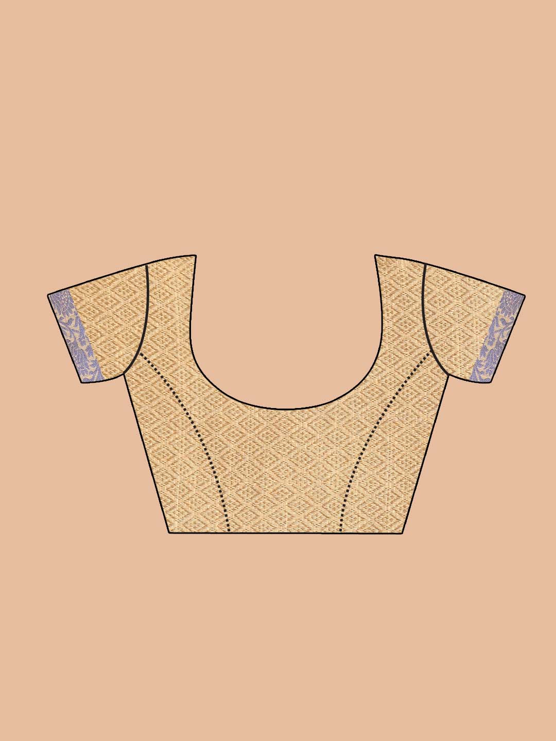 Indethnic Banarasi Gold Woven Design Work Wear Saree - Blouse Piece View