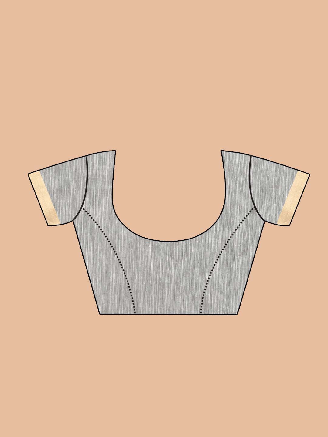 ETHEREAL SLATE (BANARASI LINEN SAREE)