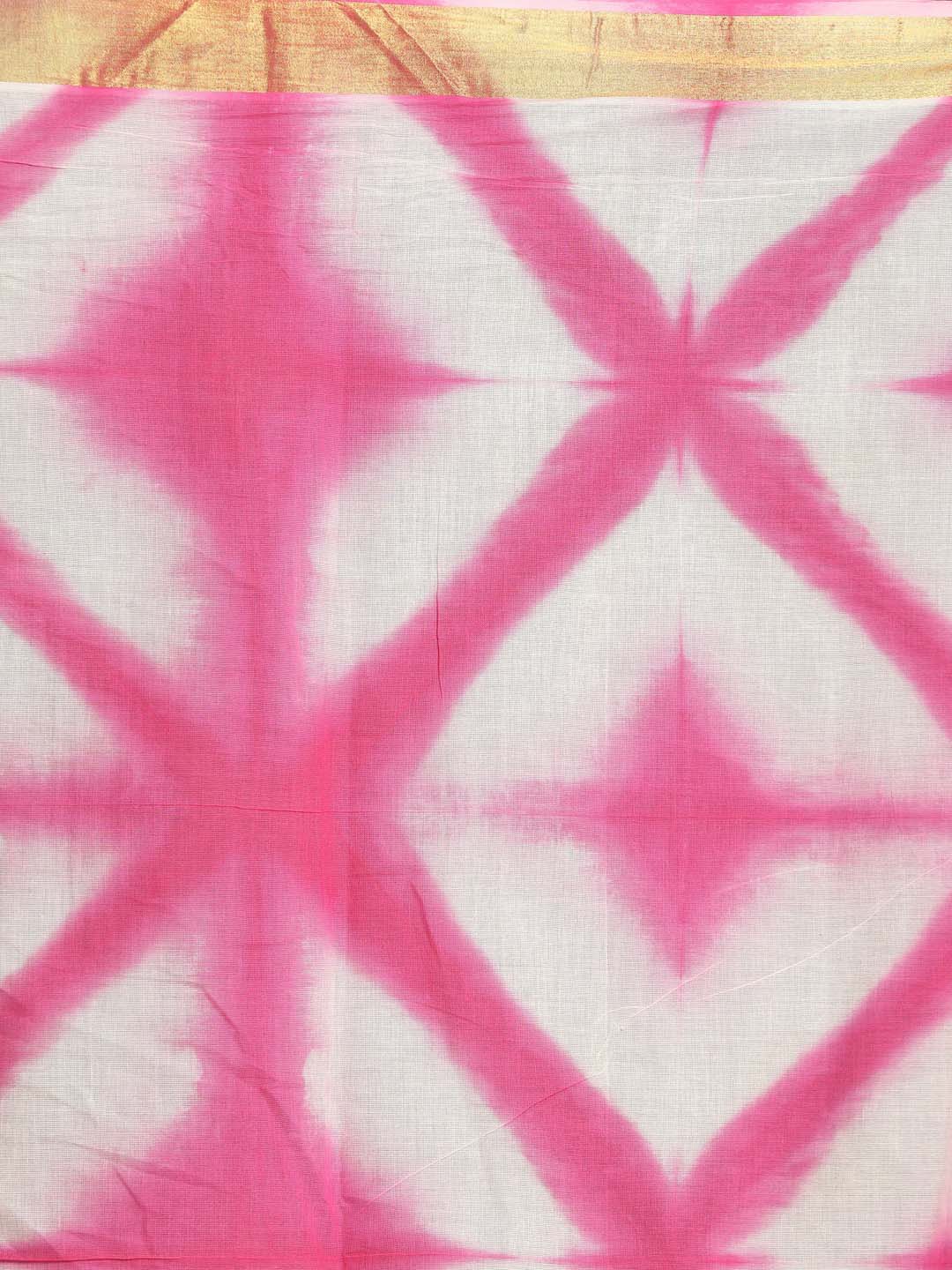 Indethnic Printed Pure Cotton Saree in Multi - Saree Detail View