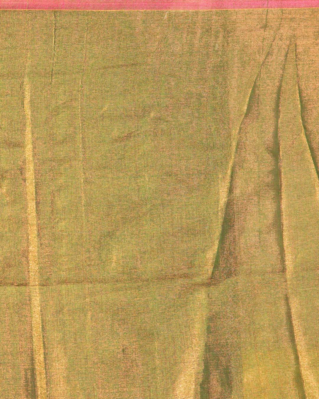 Indethnic Green Solid Party Wear - Saree Detail View