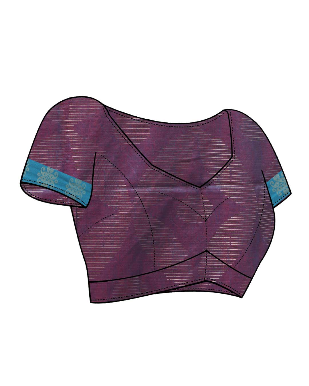 FUCHSIA FUSION (HANDLOOM COTTON BLEND SAREE)