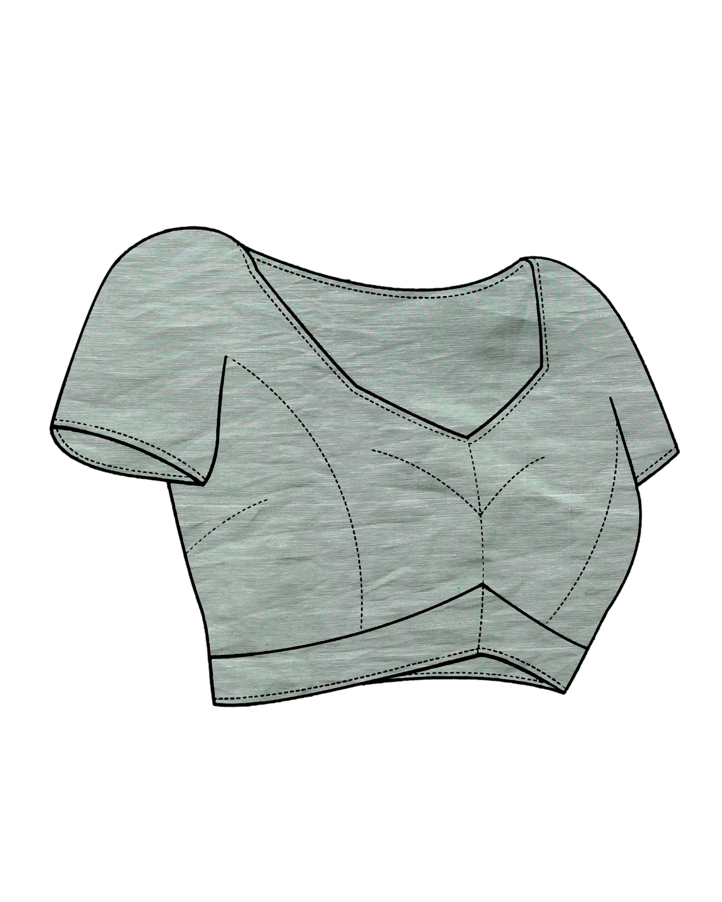 EMERALD ESSENCE (HANDLOOM 100% PURE COTTON SAREE)