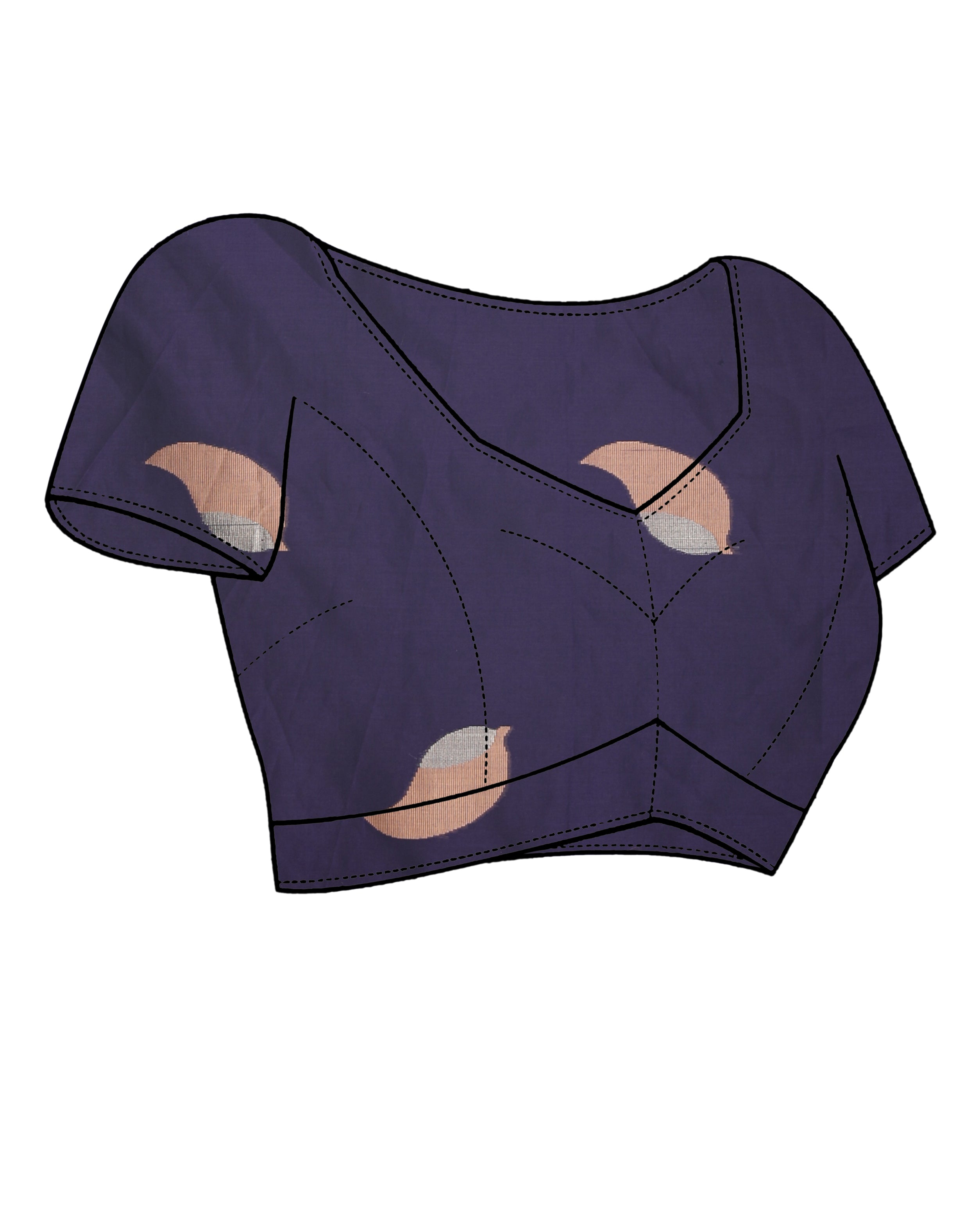 MAJESTIC BLUE (HANDLOOM 100% PURE COTTON SAREE)