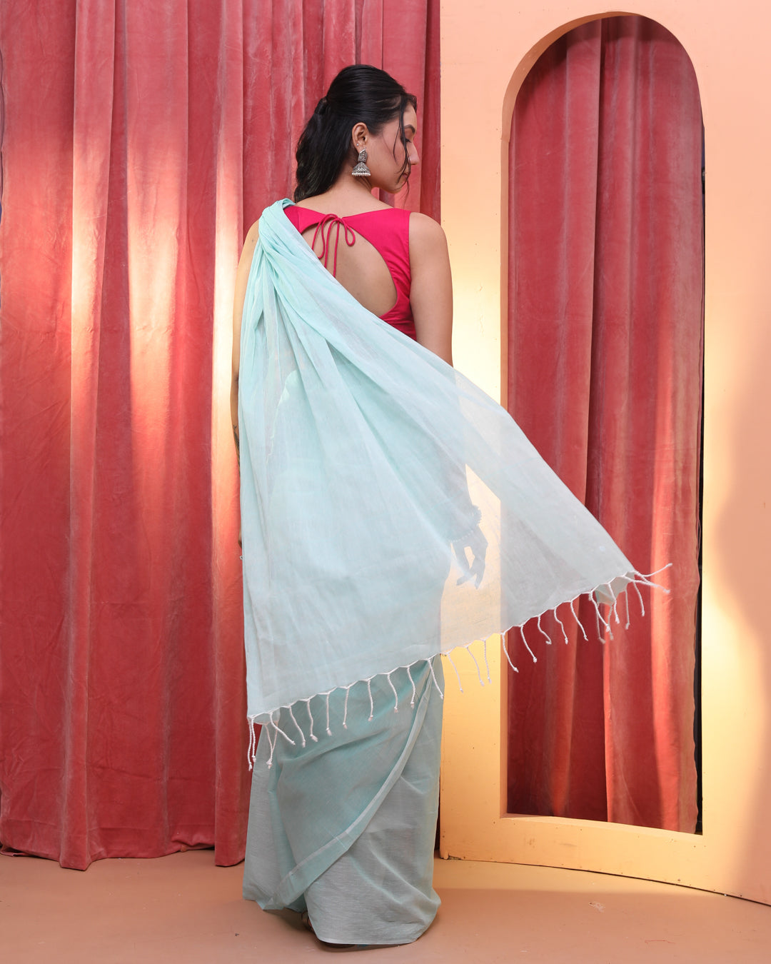 SILENCE WOVEN (HANDLOOM 100% PURE COTTON SAREE)