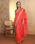 BRIGHT SERENITY (CHANDERI SAREE)