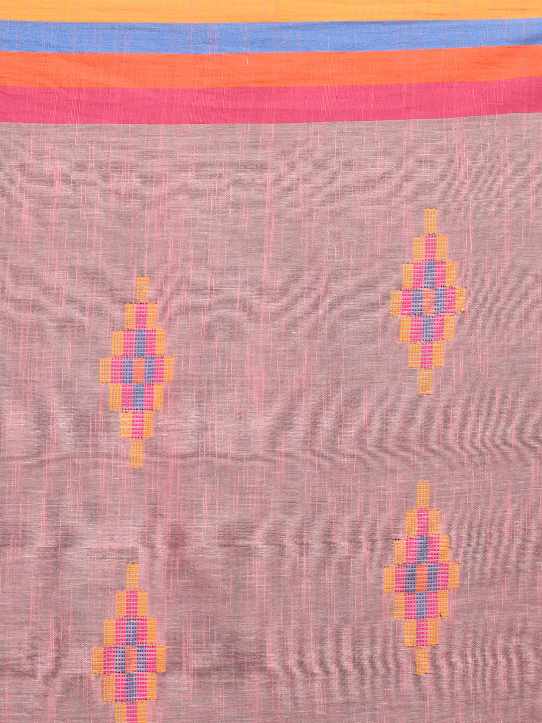 BLUSH BLOOM (HANDLOOM 100% PURE COTTON SAREE)