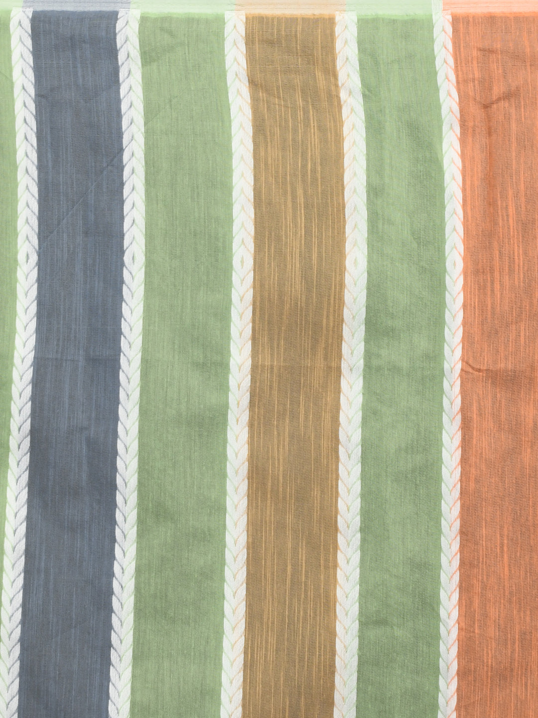 VERDANT GRACE (BENGAL HANDLOOM COTTON BLEND SAREE)