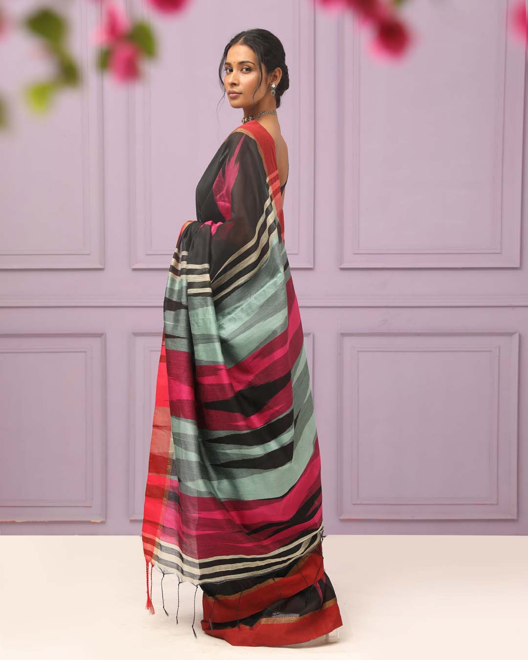 SPECTRUM DELIGHT (BENGAL HANDLOOM COTTON BLEND SAREE)