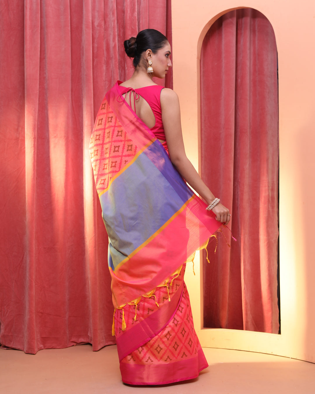 ROSEATE WEAVE (BANARASI ART SILK SAREE)