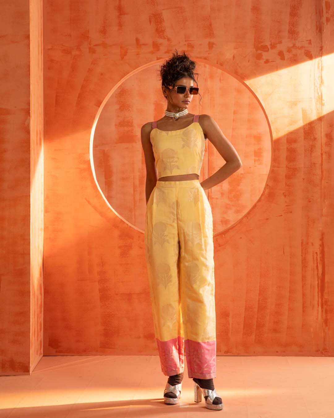 Topaz Warrior(  3 PCS PANT SUIT CO-ORD SET)