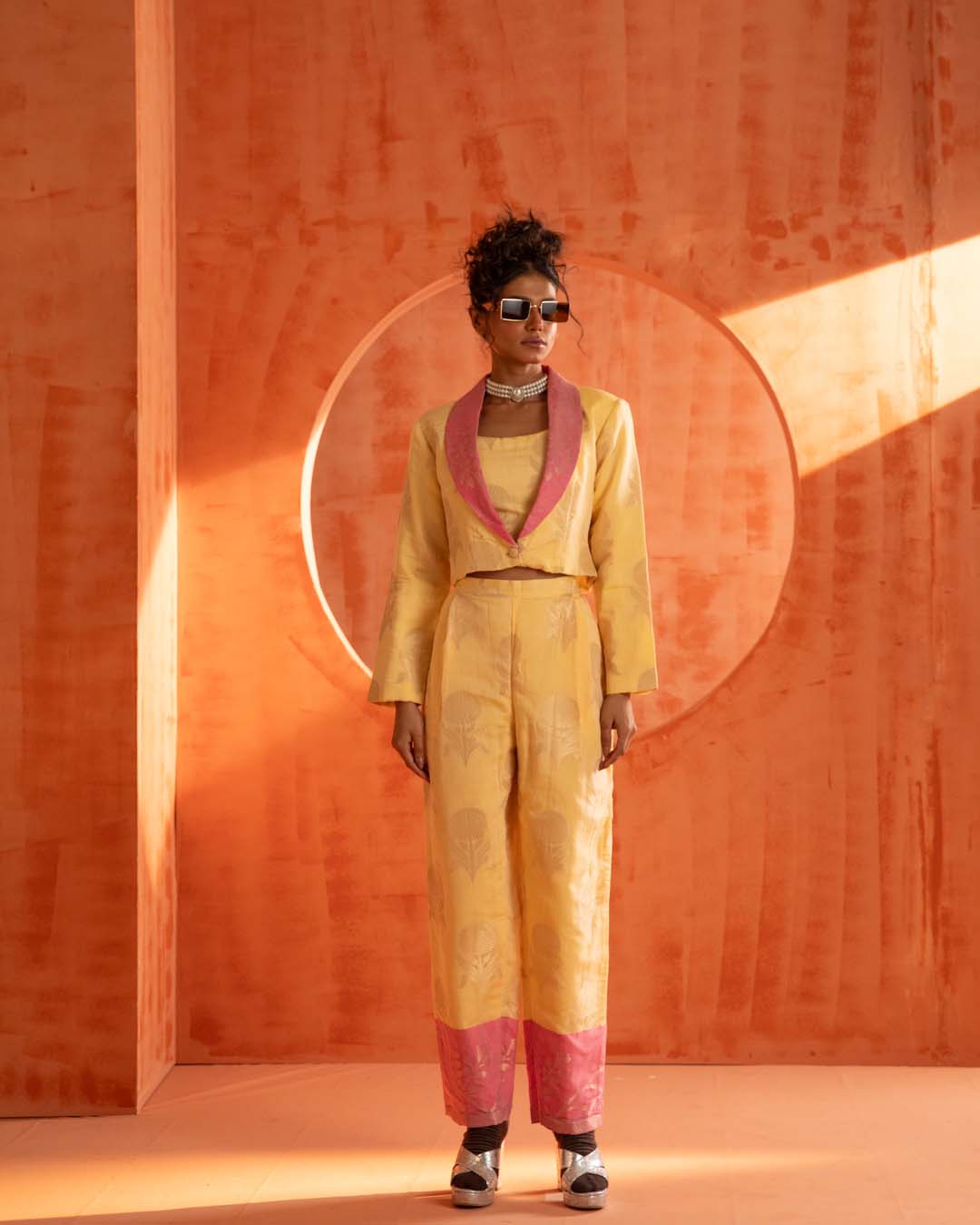 Topaz Warrior(  3 PCS PANT SUIT CO-ORD SET)