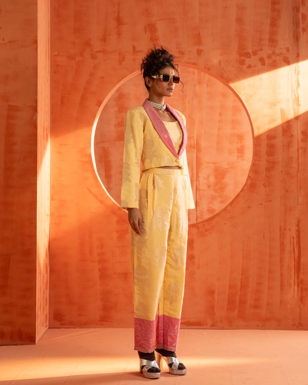 Topaz Warrior(  3 PCS PANT SUIT CO-ORD SET)