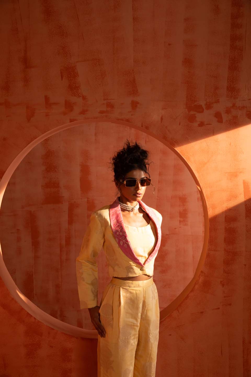 Topaz Warrior(  3 PCS PANT SUIT CO-ORD SET)