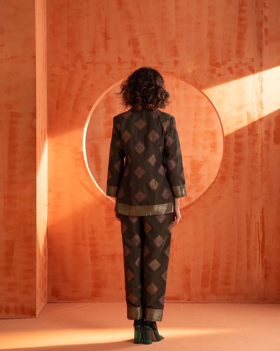 Shadow Spark(  3 PCS PANT SUIT CO-ORD SET)