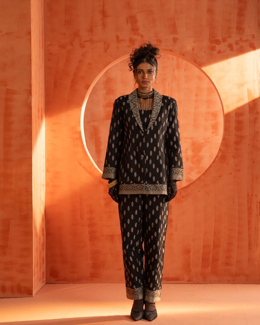 Shadow Warrior(  3 PCS PANT SUIT CO-ORD SET)