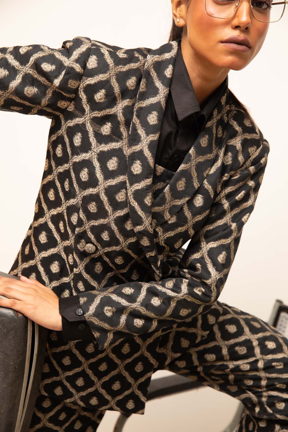 Golden Phoenix(  3 PCS PANT SUIT CO-ORD SET)