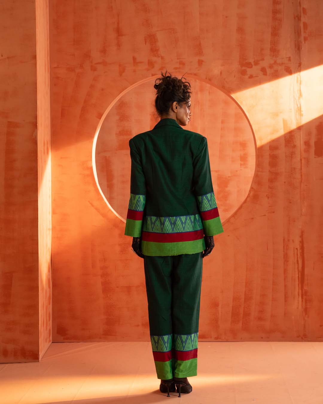 Jade Chameleon(  3 PCS PANT SUIT CO-ORD SET)