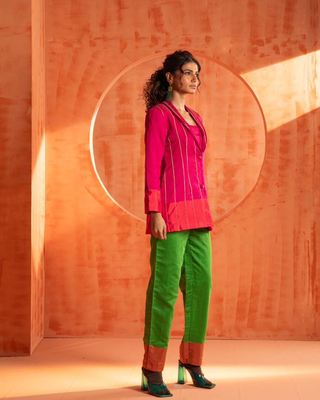 Ruby Glimmer(  3 PCS PANT SUIT CO-ORD SET)