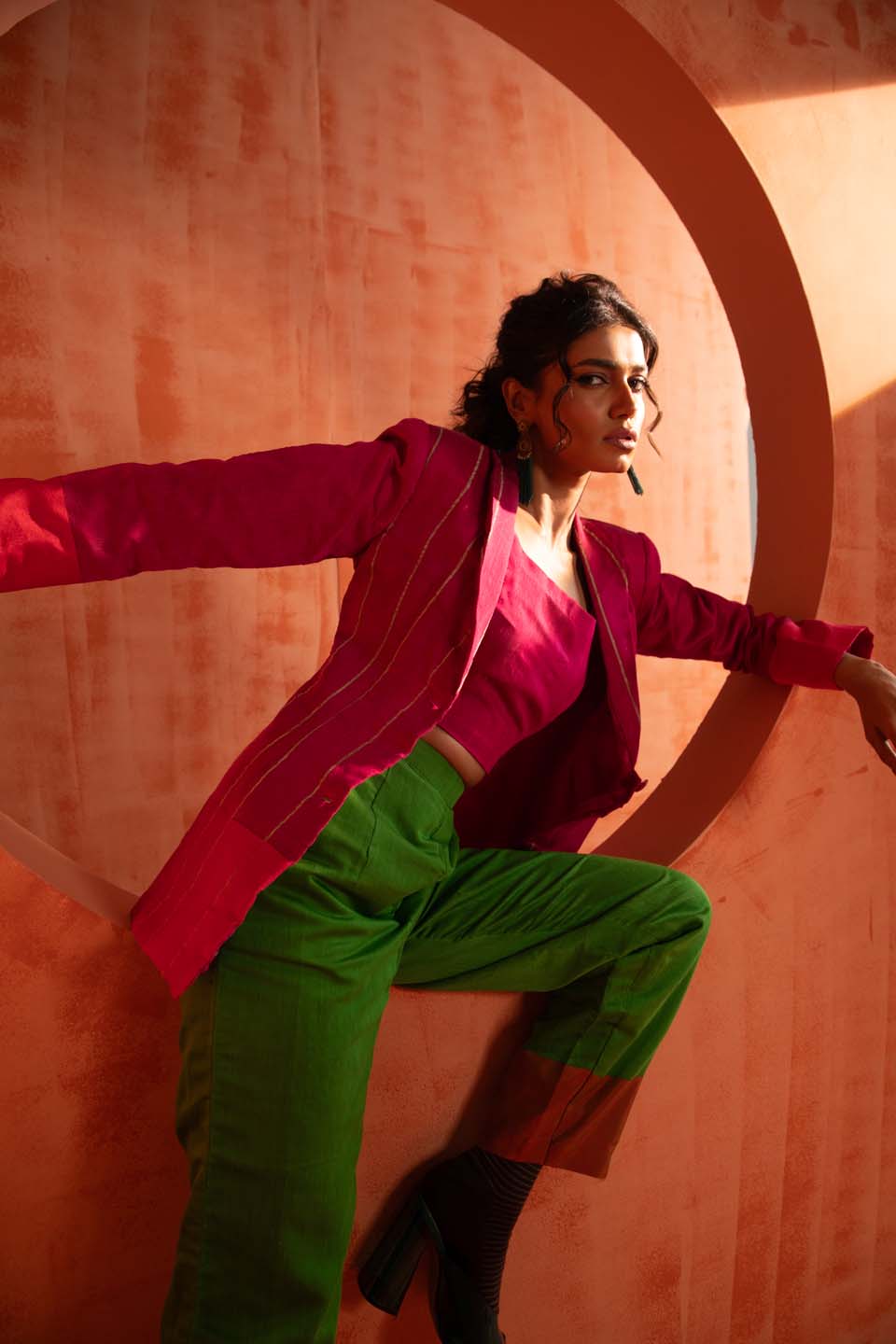 Ruby Glimmer(  3 PCS PANT SUIT CO-ORD SET)