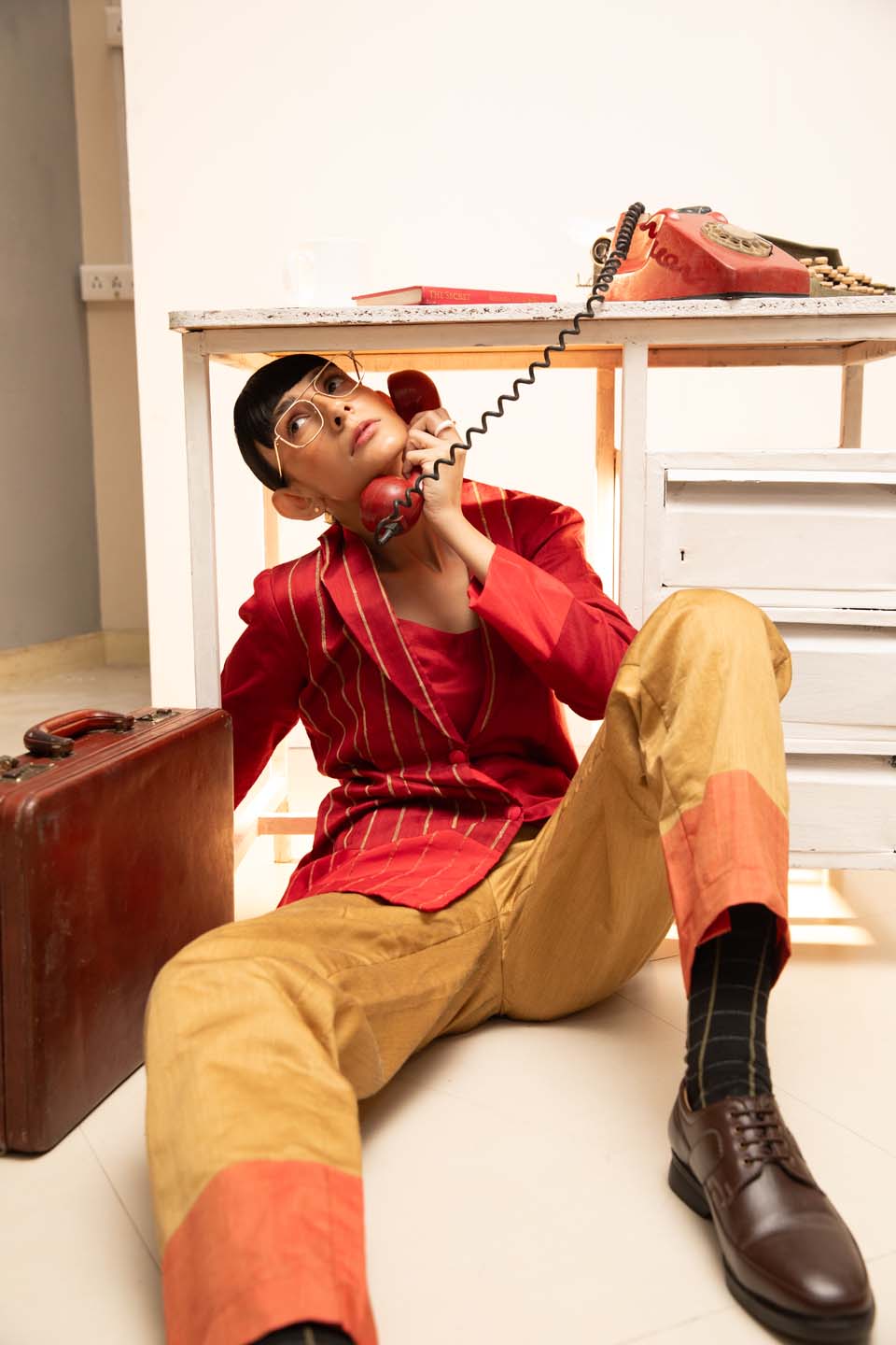 Maximillian(  3 PCS PANT SUIT CO-ORD SET)