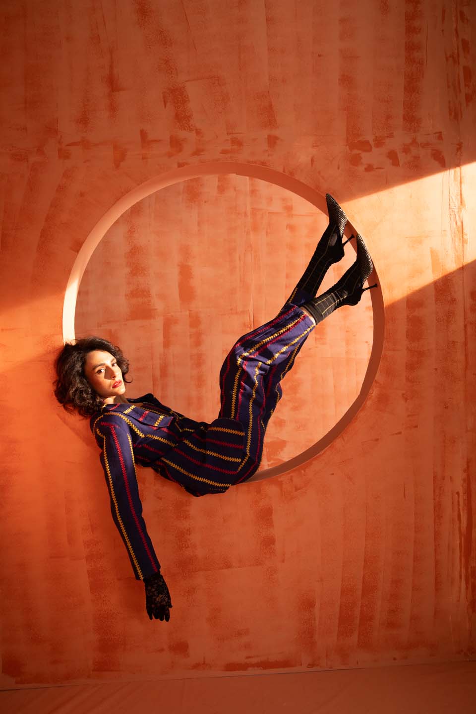 Midnight Falcon(  3 PCS PANT SUIT CO-ORD SET)