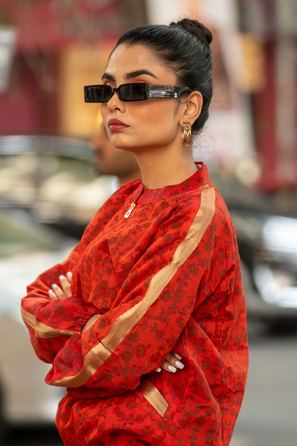 Ruby Red - Bomber Jacket
