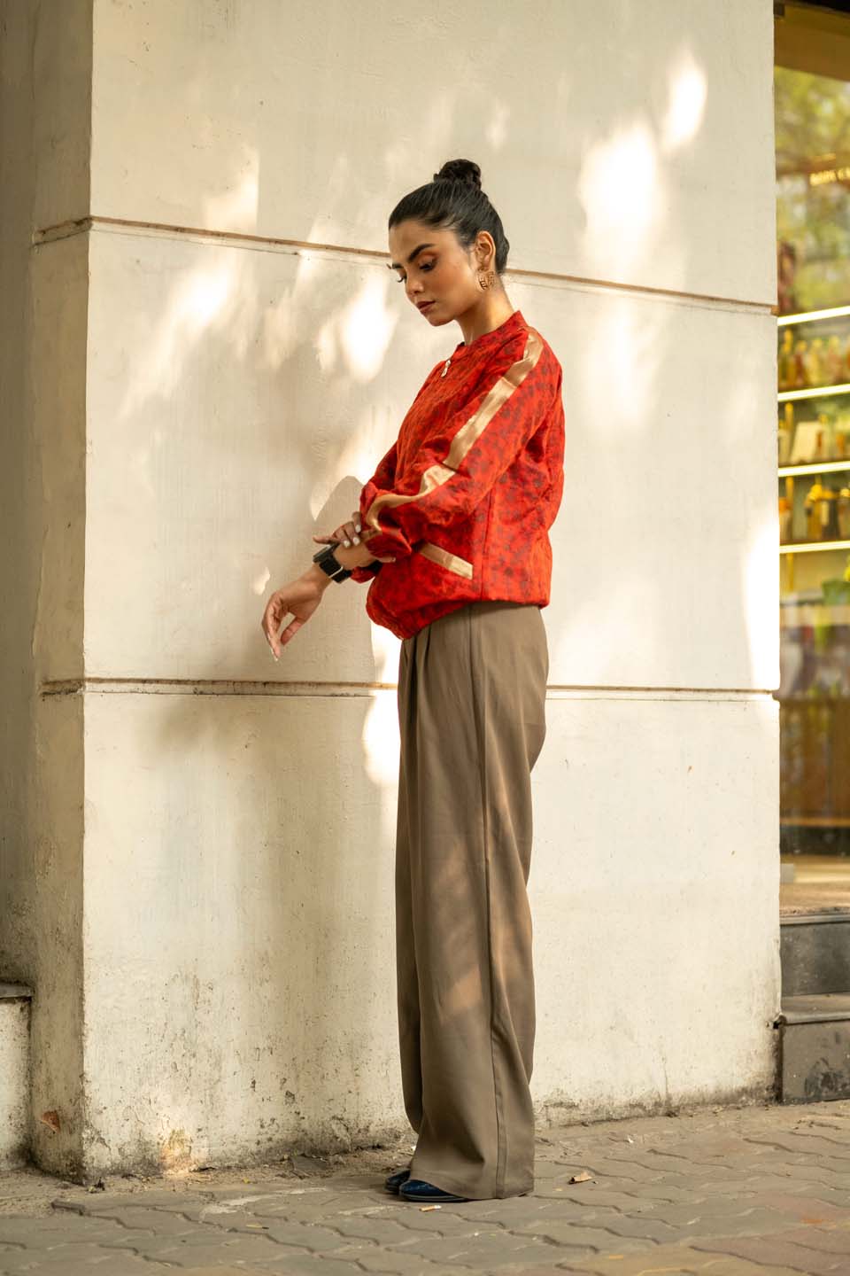 Ruby Red - Bomber Jacket