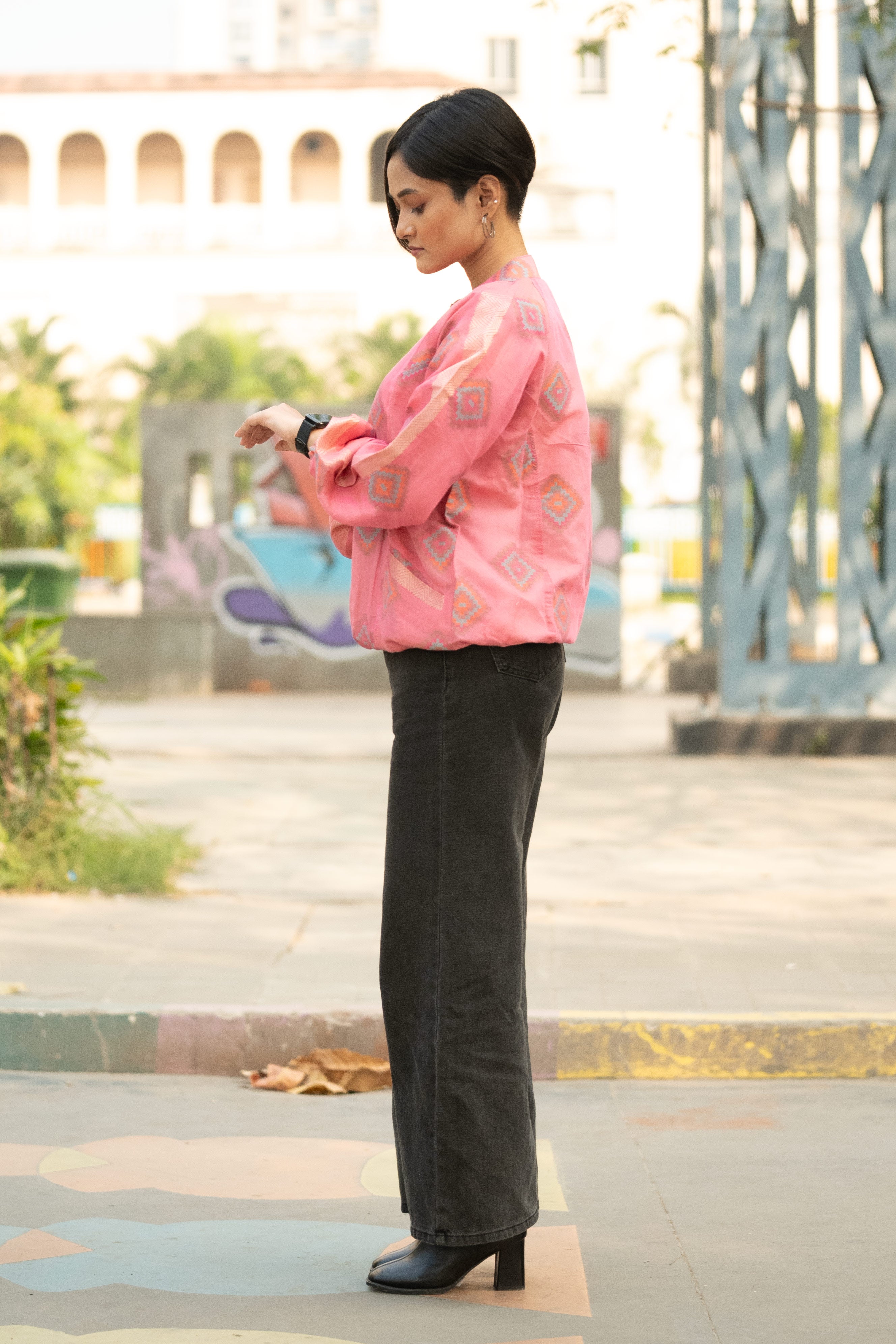 Pixel Pink - Bomber Jacket