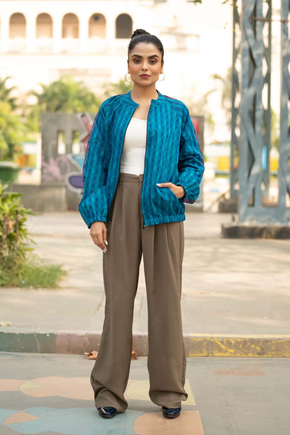 Blue Horizon - Bomber Jacket