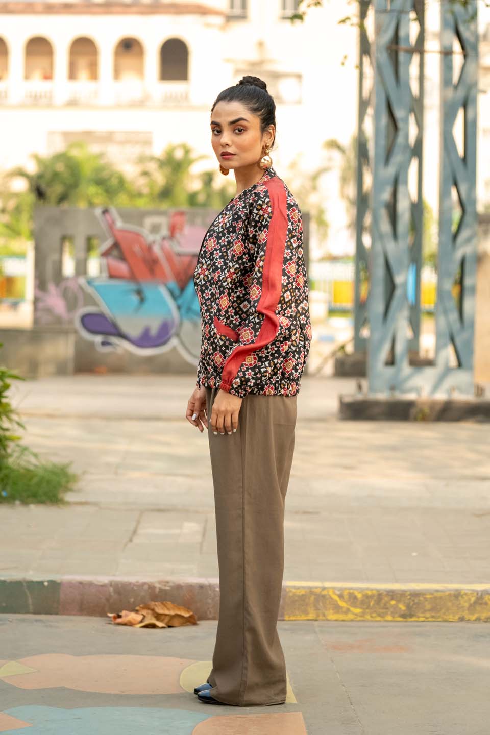 Nightfall Mosaic - Bomber Jacket