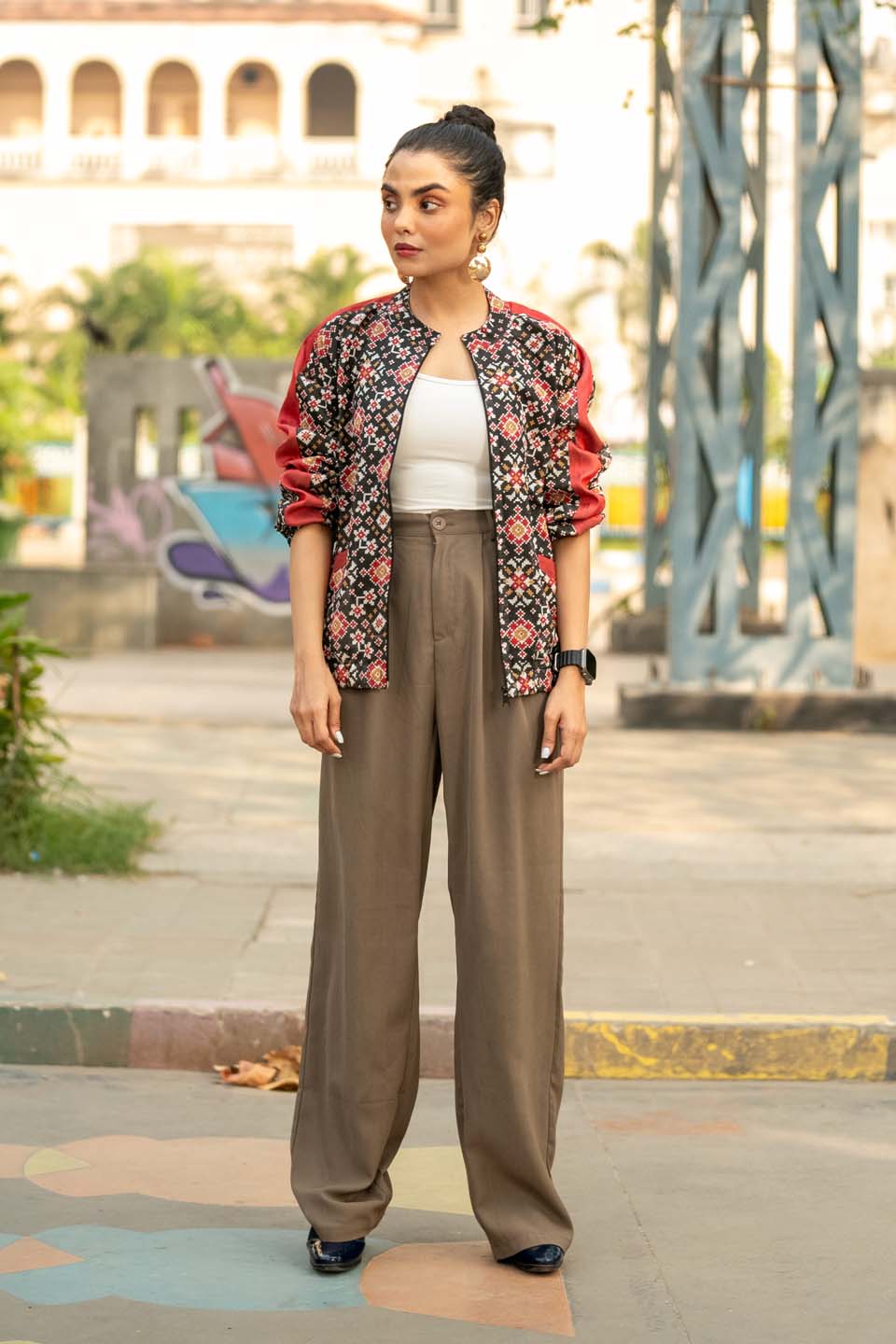 Nightfall Mosaic - Bomber Jacket