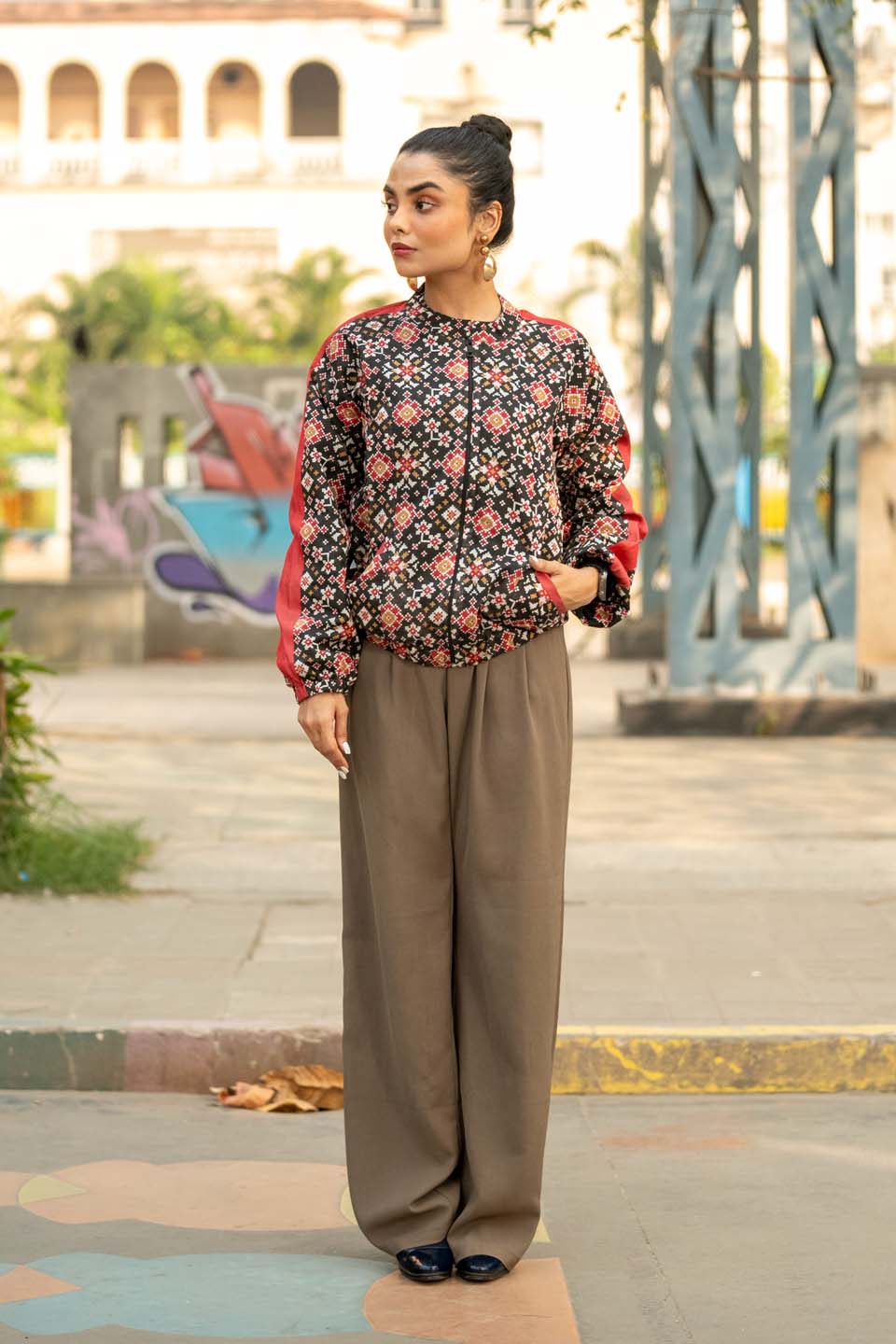 Nightfall Mosaic - Bomber Jacket