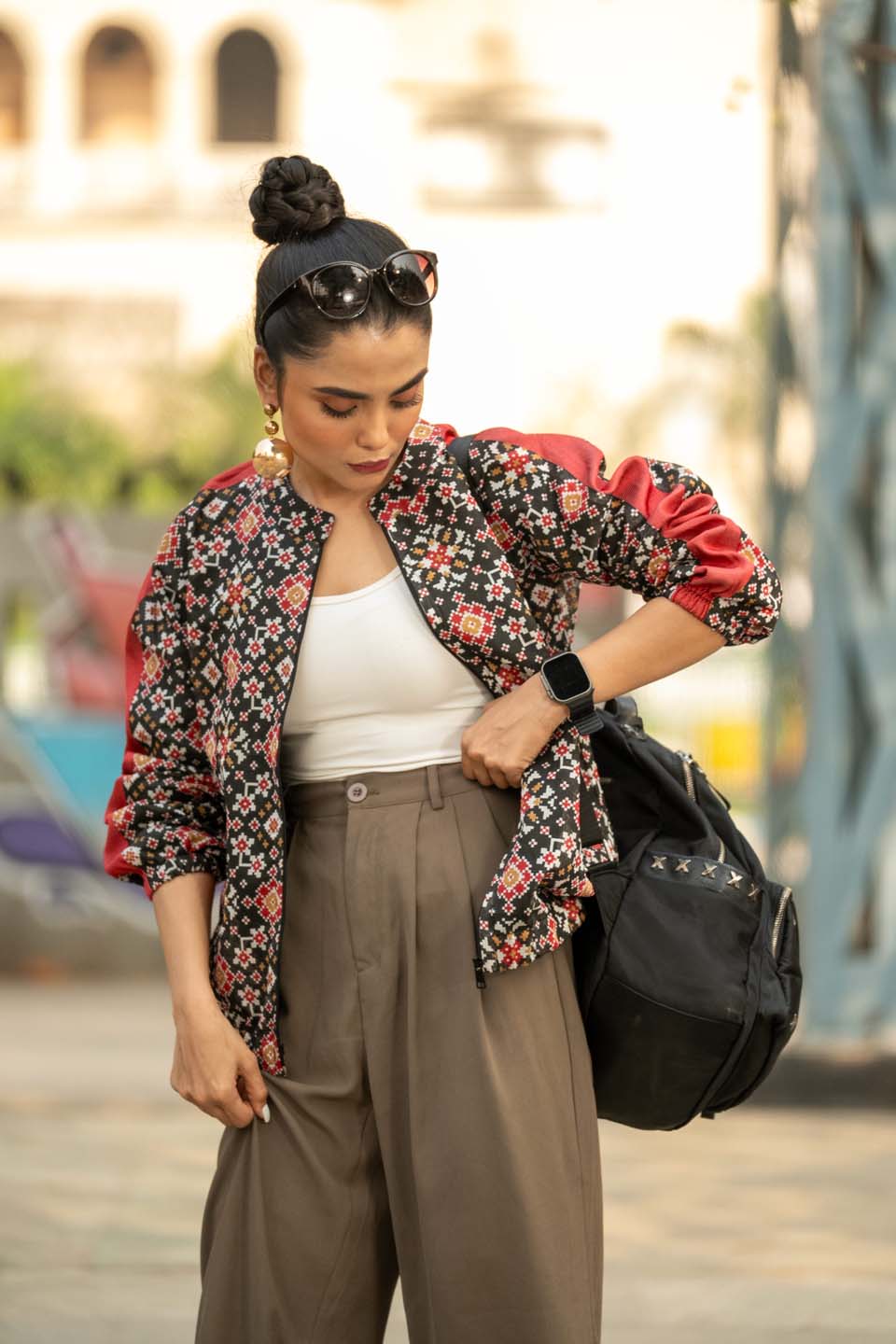 Nightfall Mosaic - Bomber Jacket