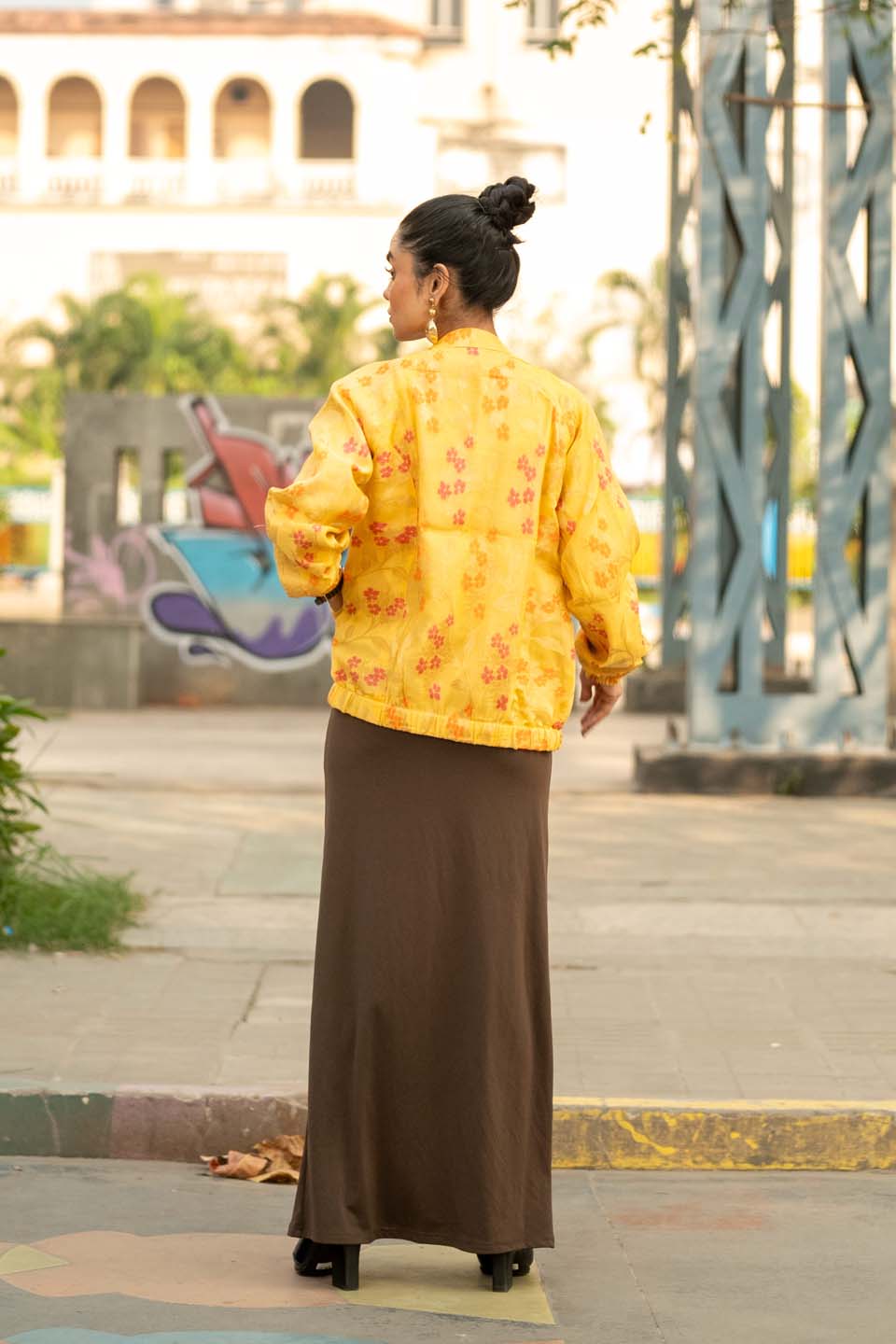 Sunburst Bloom - Bomber Jacket