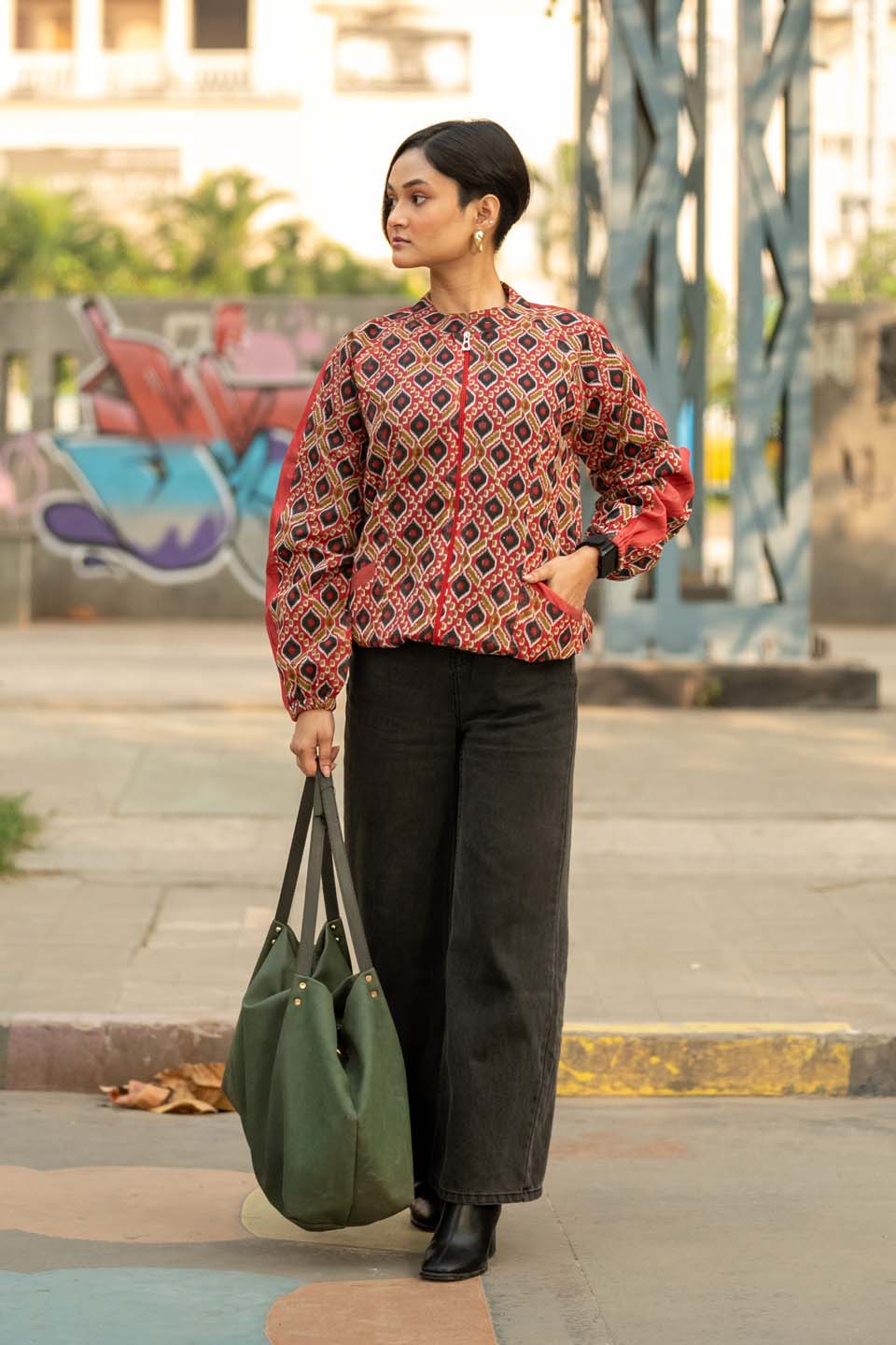 Saffron Prism - Bomber Jacket