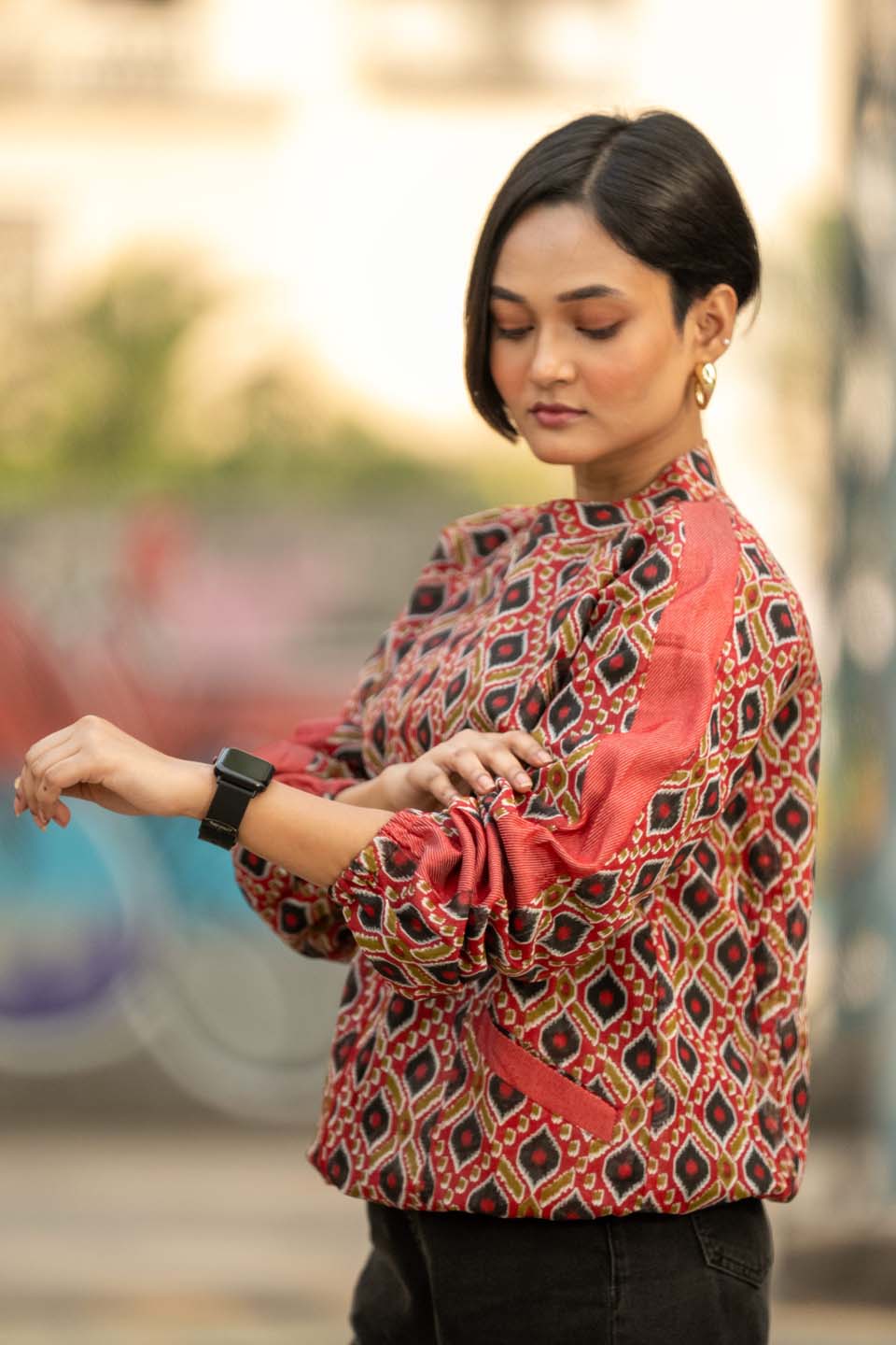 Saffron Prism - Bomber Jacket