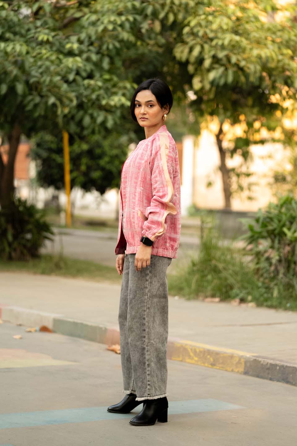 Urban Grid - Bomber Jacket