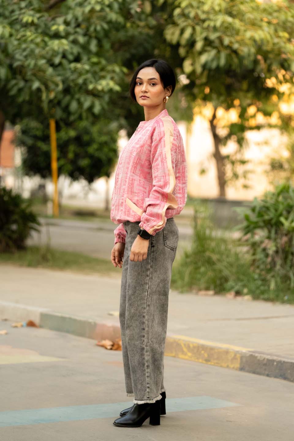 Urban Grid - Bomber Jacket