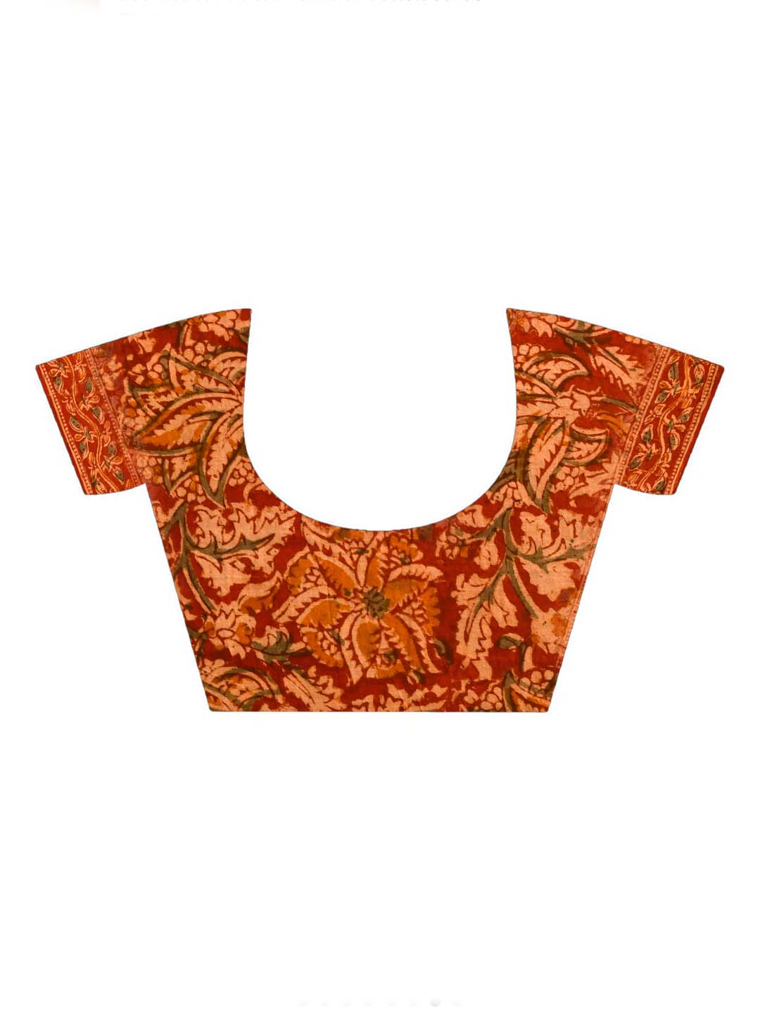 FLORAL FANTASY (KALAMKARI 100% PURE COTTON SAREE)