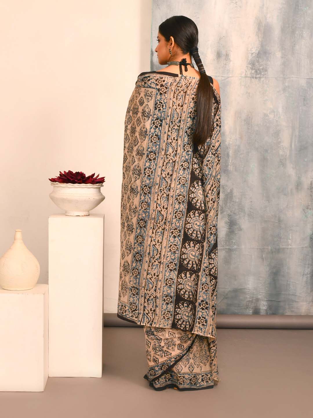 ARTISAN DREAMS (KALAMKARI 100% PURE COTTON SAREE)