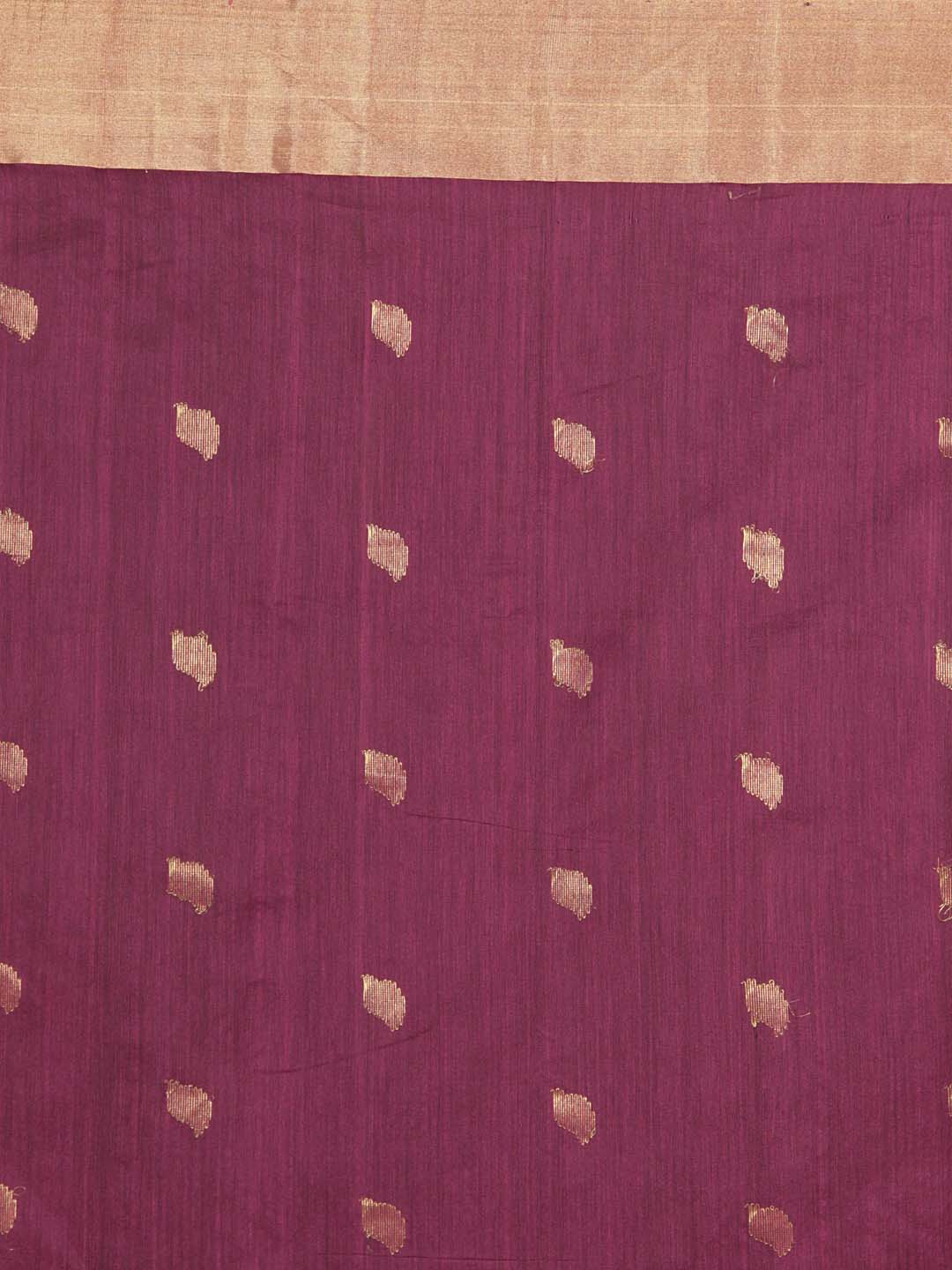 Indethnic Chanderi Handloom Silk Cotton Saree - Saree Detail View