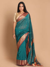 HARITA RATNA RANGINI (MAHESHWARI SILK COTTON SAREE)