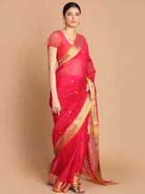 LAAL ISHQ (MAHESHWARI SILK COTTON SAREE)