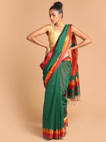 BAREILLY KI BARFI (MAHESHWARI SILK COTTON SAREE)
