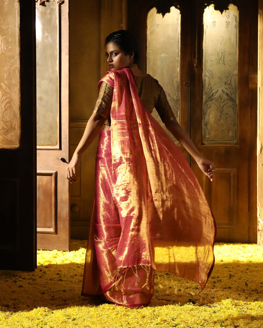 MAGENTA BLISS (HANDLOOM 100% PURE COTTON SAREE)